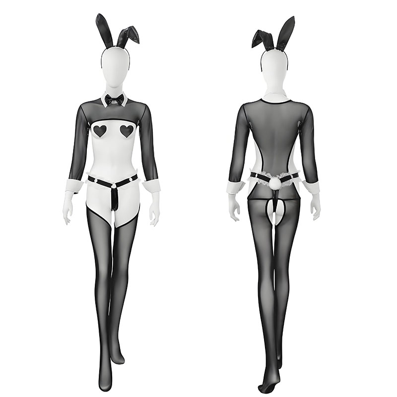Garter Belt Set - Costume da Cameriera Anime, Body in