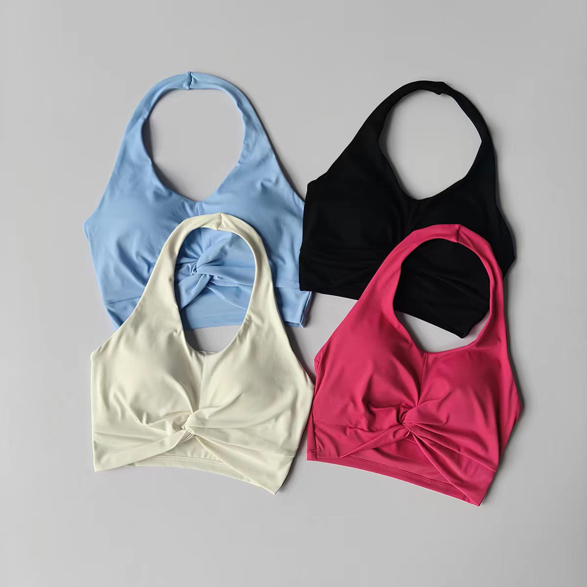 Push Up Bra Padded - Reggiseno sportivo da donna con scollo