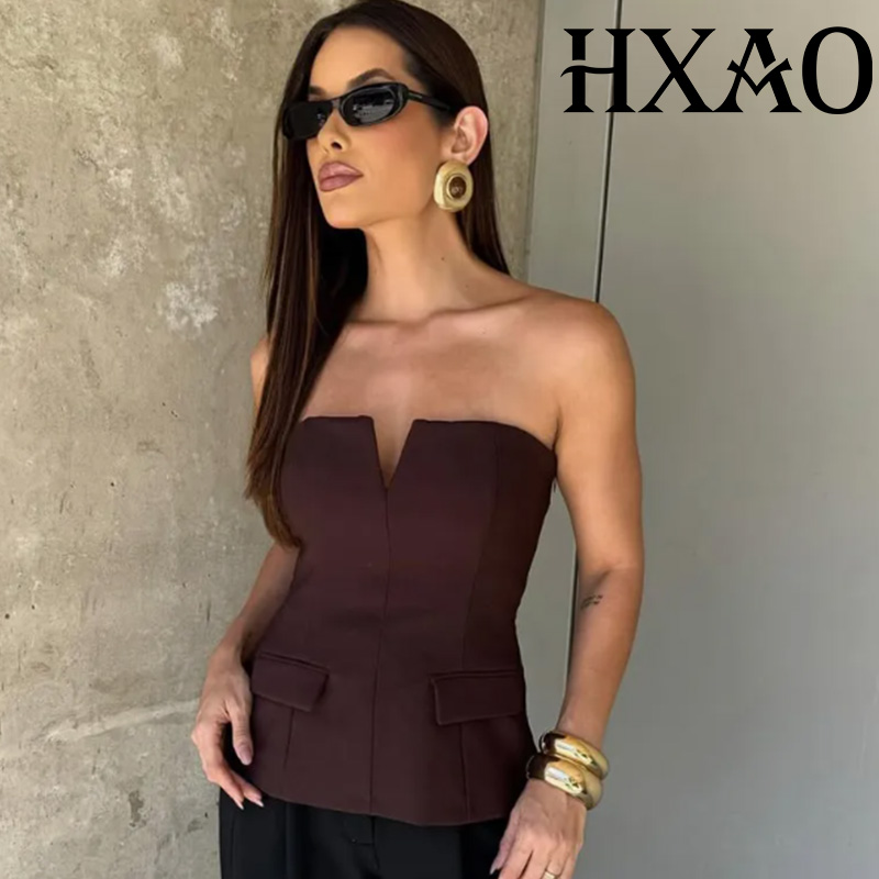 Strapless Bra Backless - HXAO Top senza spalline Corsetto da