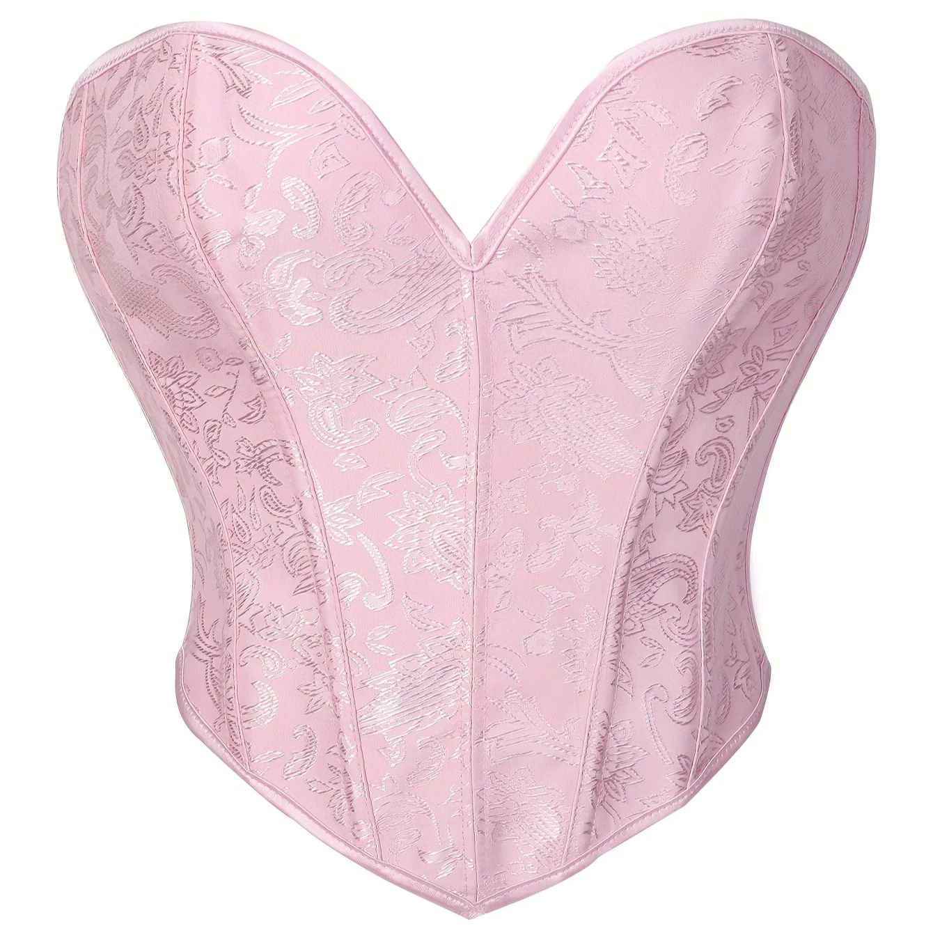 Corsetto Rosa Gotico Vittorian - Strapless Bra Backless recensione e prezzo
