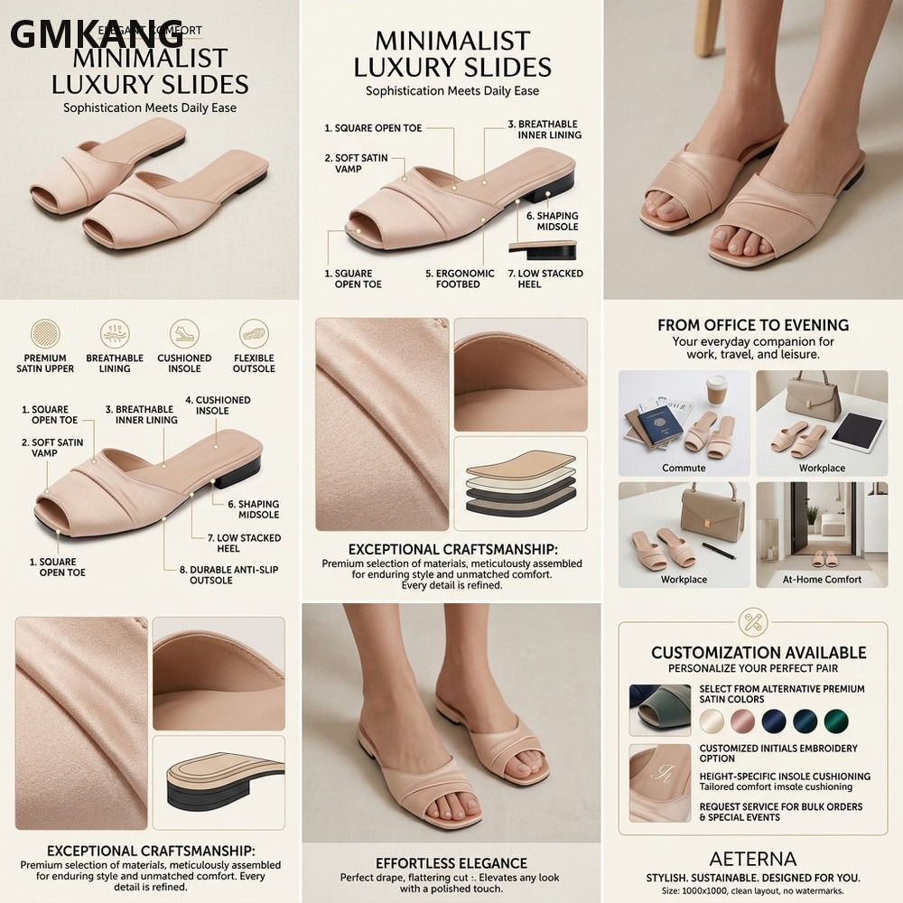 GMKANG Sandali da Donna in Ras - Slip Dress Satin recensione e prezzo
