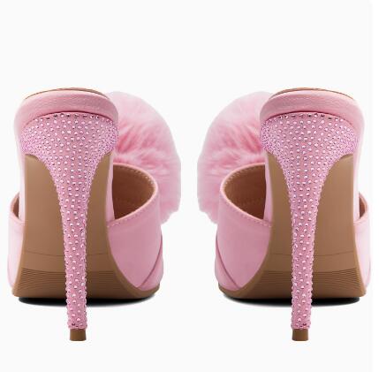 Mules da donna in raso rosa co - Slip Dress Satin recensione e prezzo