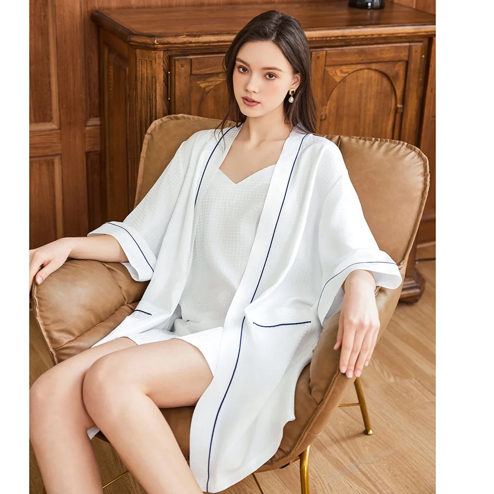 Waffle Jacquard 100% seta di g - Robe Silk Women recensione e prezzo