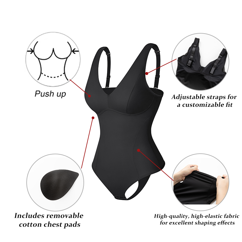 Corsetto sexy con scollo a V d - Shapewear Bodysuit Firm recensione e prezzo
