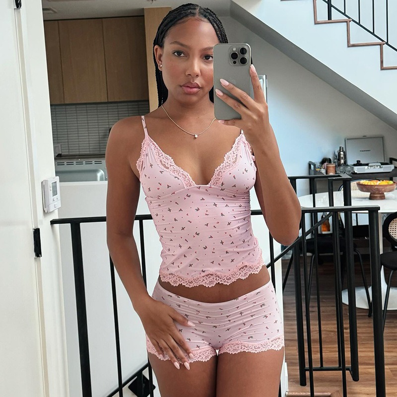 Set Pigiama Estivo da Donna co - Cami Top Lace recensione e prezzo