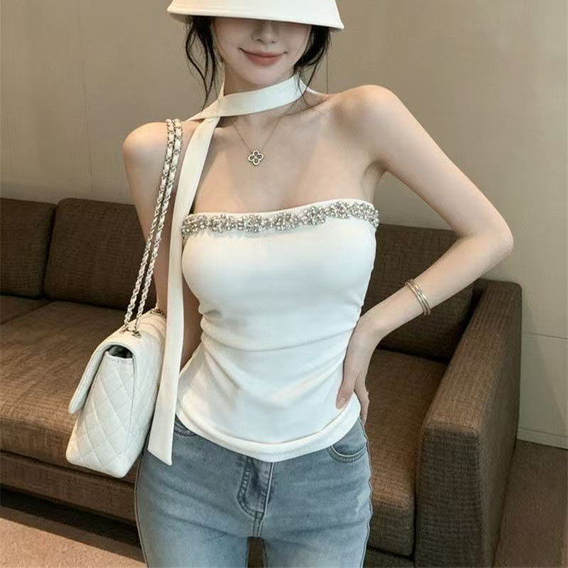 Top Corto da Donna con Diamant - Strapless Bra Backless recensione e prezzo